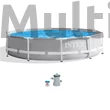 Kép 1/3 - Intex Prism Frame Premium Pool Set medence vízforgatóval 3,05m