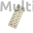 Kép 1/2 - Tabletta aktív oxigén mérőhöz 10 db (DPD4)