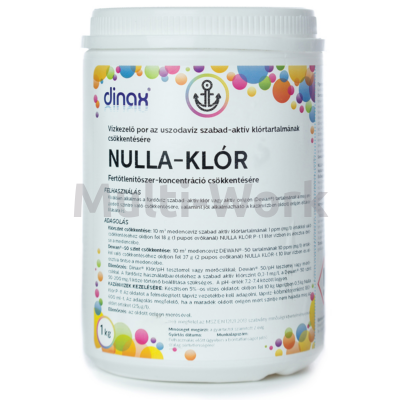 Dinax Nulla-klór klórtartalmat csökkentő granulátum 1kg