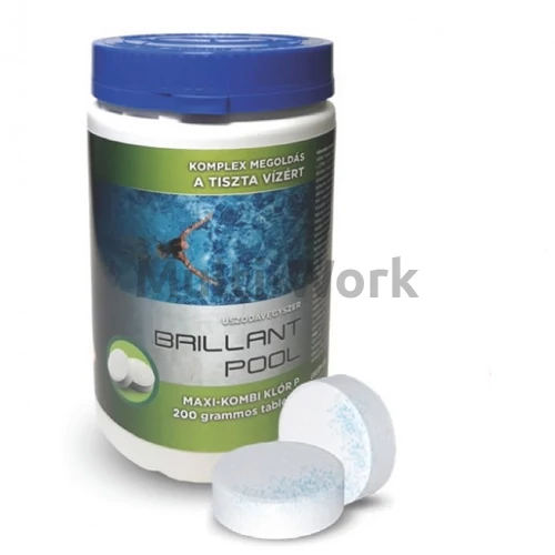 Brillant Pool Maxi-Kombi Klór tabletta 1kg