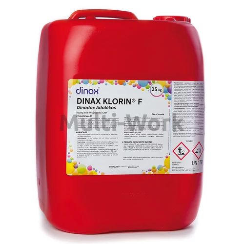 Dinax Klorin F folyékony klór 25kg