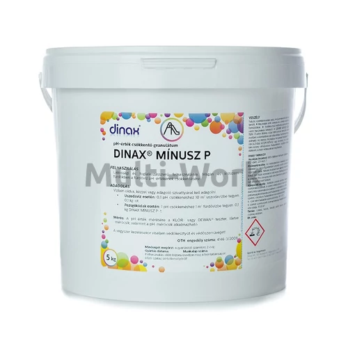 Dinax Mínusz P pH csökkentő granulátum 5kg