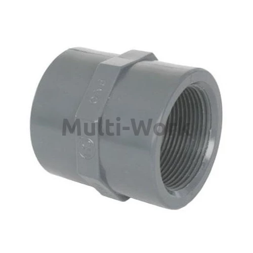 PVC belsőmenetes karmantyú D50