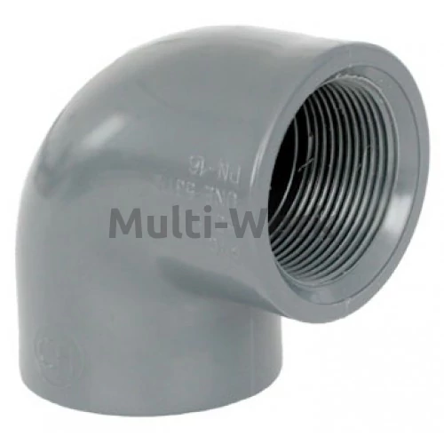 PVC belsőmenetes könyök 90 fok D50
