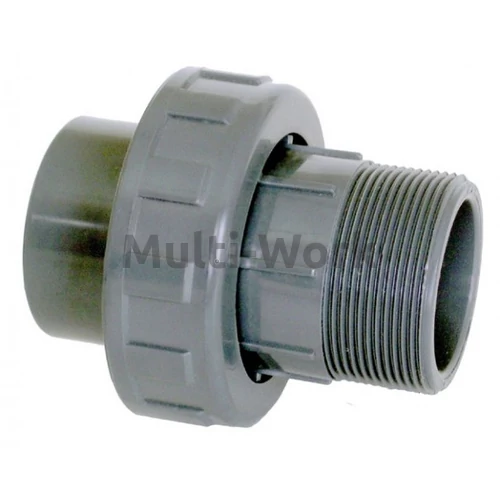 PVC külsőmenetes hollander D50