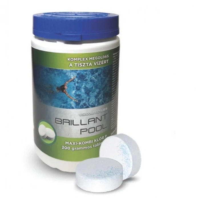 Brillant Pool Maxi-Kombi Klór tabletta 1kg