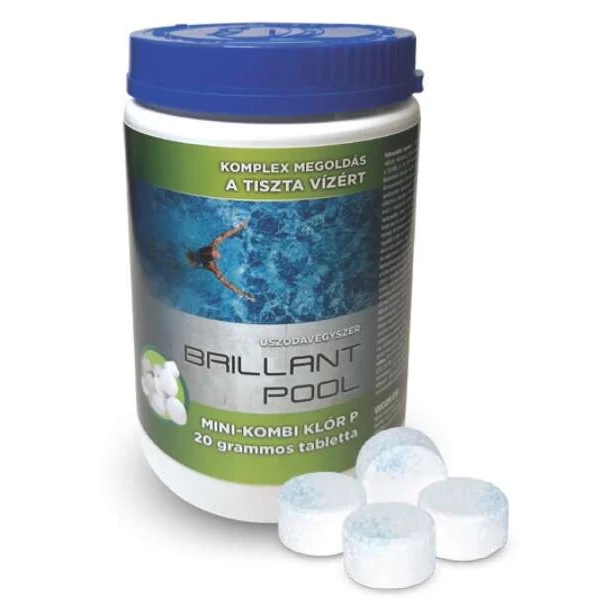Brillant Pool Mini-Kombi Klór tabletta 1kg