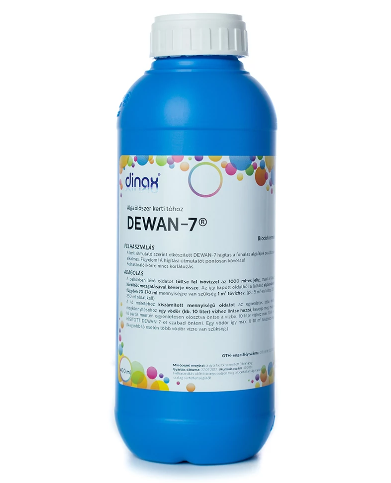 Dinax Dewan-7 algaölő kerti tóba