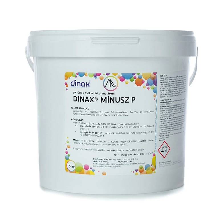 Dinax Mínusz P pH csökkentő granulátum 5kg