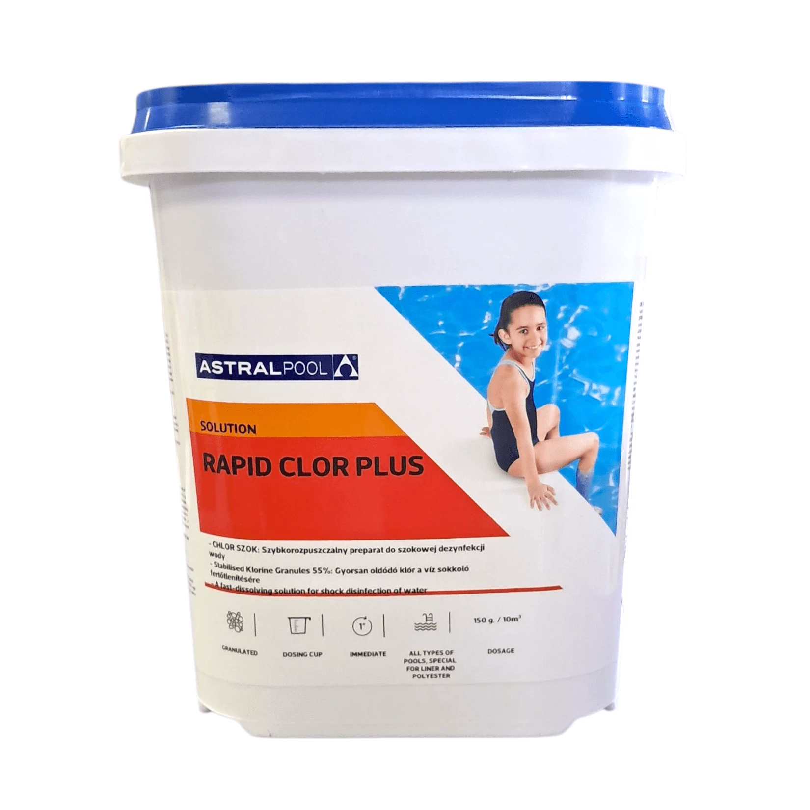AstralPool Rapid Clor Plus klórgranulátum 5kg